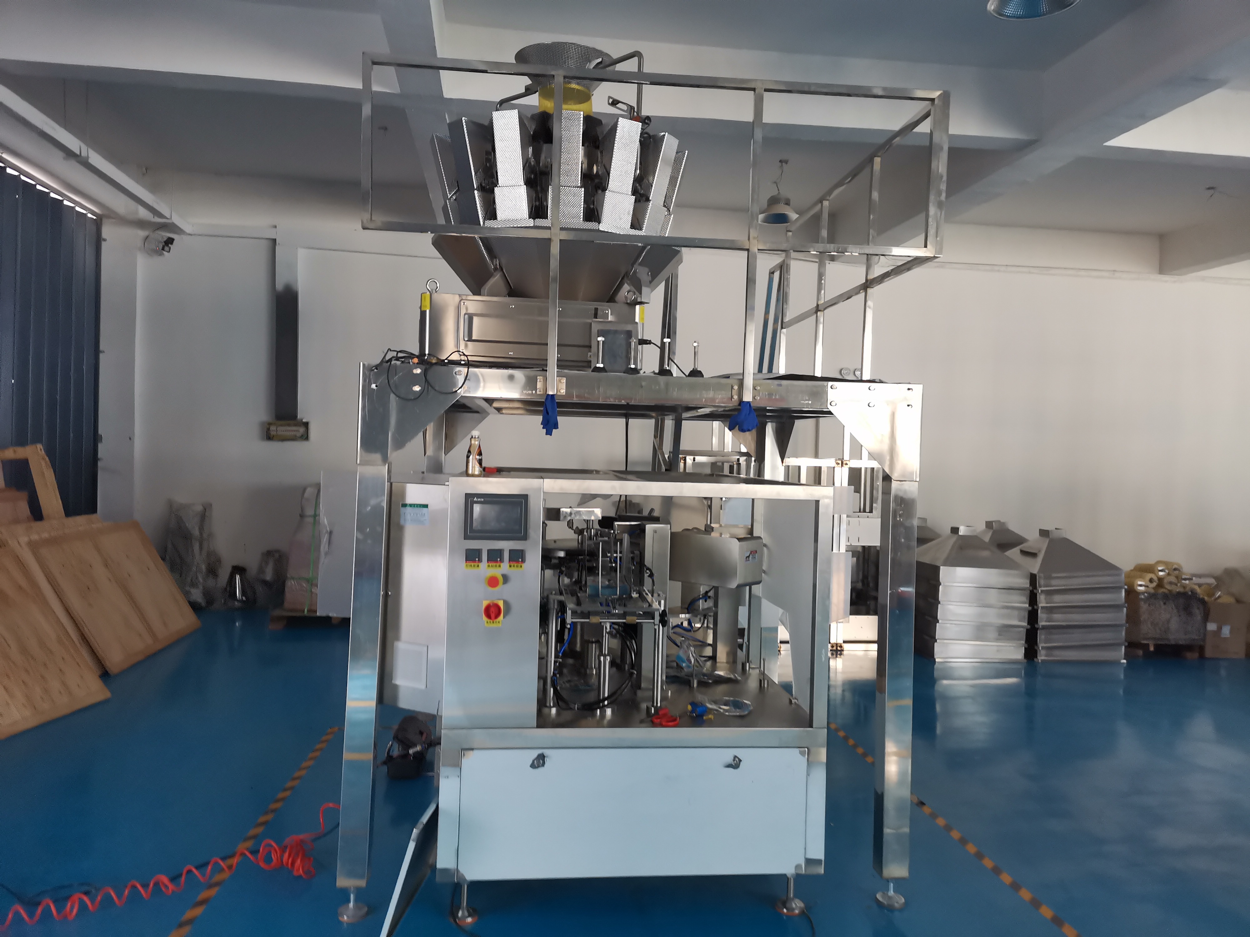 八工位旋转给袋式自动包装机 八工位旋转给袋式自动包装机