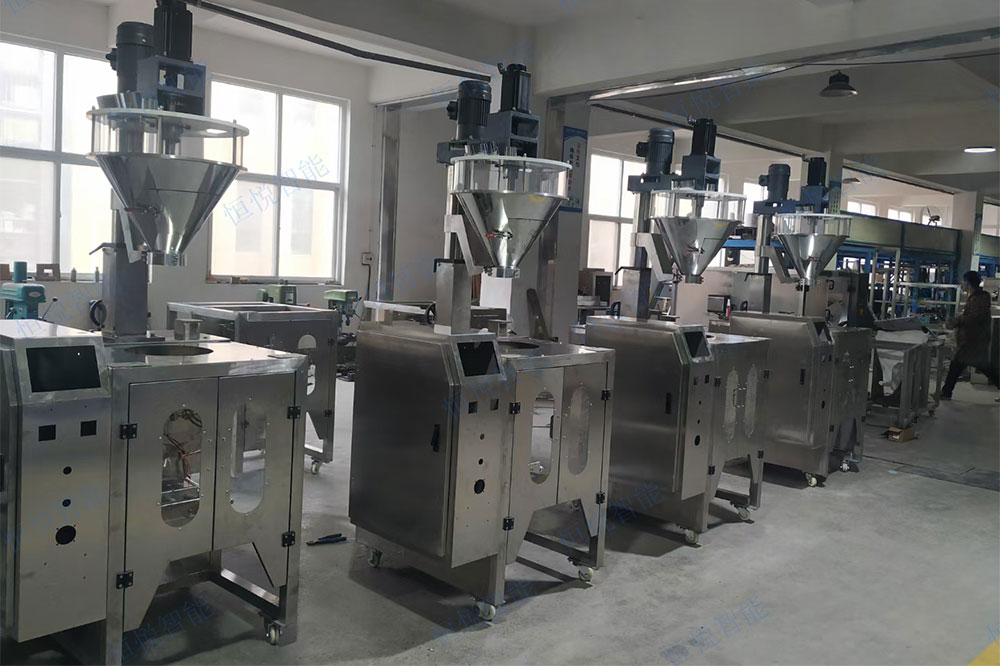 粉剂立式包装机核心电气件采用国内外知铭品牌