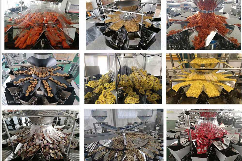 组合秤颗粒称重包装机